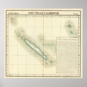 New Caledonia Oceania no 46 Poster