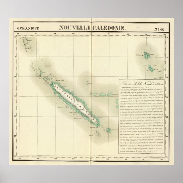 New Caledonia Oceania no 46 Poster (Front)