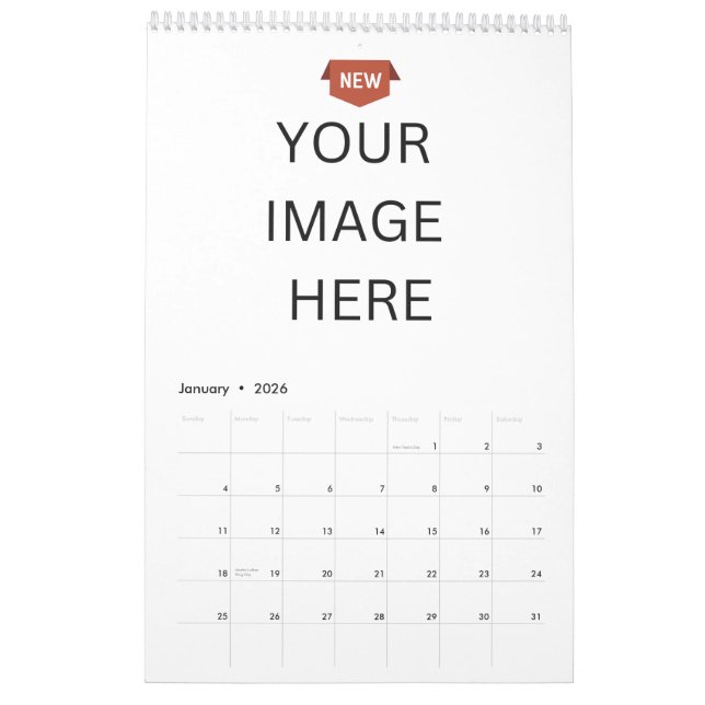 NEW! Calendar - United States - English - Holidays (Jan 2026)