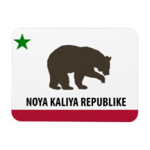 New California Republic Flag Magnet