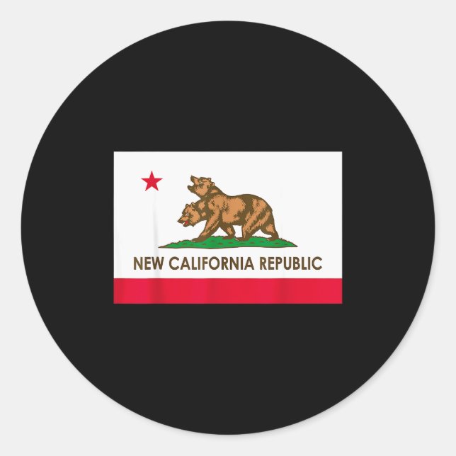 New California Republic - Ncr Flag  Classic Round Sticker (Front)