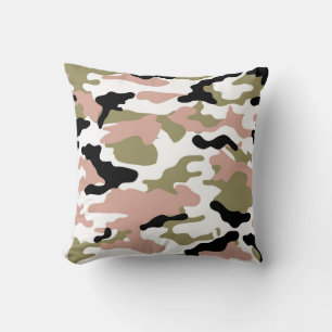 New Camo Throw Pillow