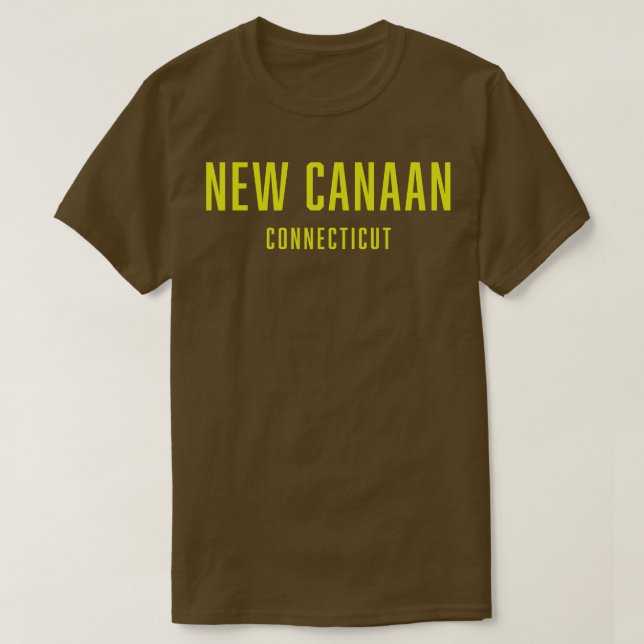 New Canaan Connecticut TShirt (Design Front)