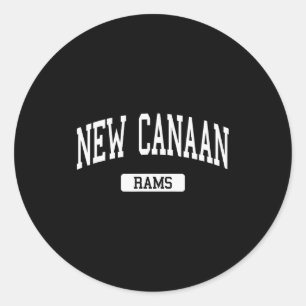 New Canaan High School Hs New Canaan Ct Varsity Sr Classic Round Sticker
