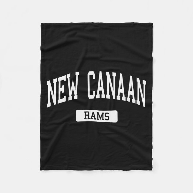 New Canaan High School Hs New Canaan Ct Varsity Sr Fleece Blanket (Front)