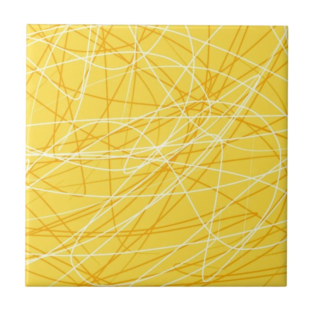 New canary yellow pattern trend 2014 accessories tile (Front)