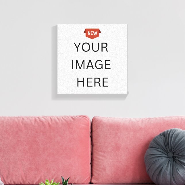 NEW! Canvas Print Premium Wrapped 10"x10" Quality (Insitu(LivingRoom))