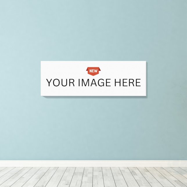 NEW! Canvas Print Premium Wrapped  32"x12" Quality (Insitu(Wood Floor))