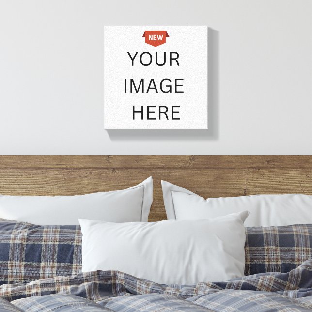 NEW! Canvas Print Premium Wrapped  - 8"x8" Quality (Insitu(Bedroom))
