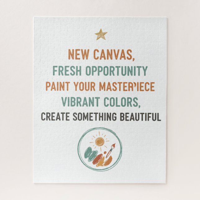 New Canvas Sunrise Jigsaw Puzzle (Vertical)