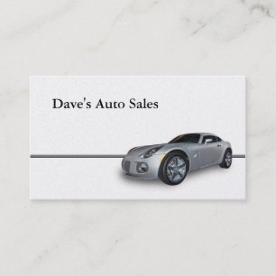 New Car Business Card