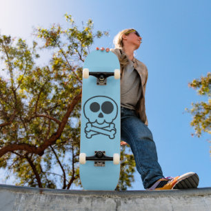 NEW - Cartoon Skull Skateboard