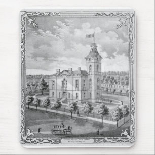 New Castle Court House 1875 Mouse Mat
