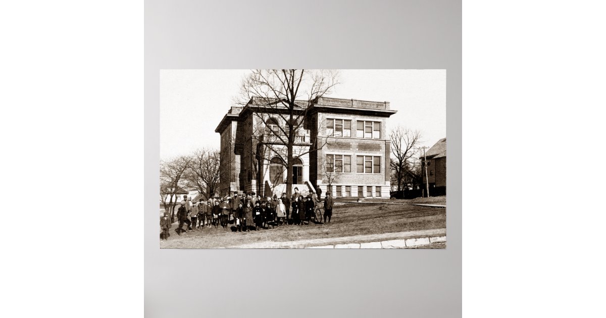 New Castle, Indiana Holland Elementary School Poster Zazzle