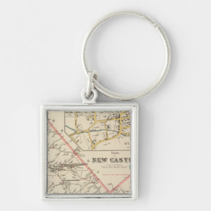 New Castle town Key Ring