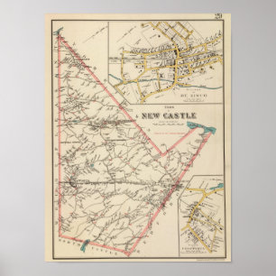 New Castle town Poster
