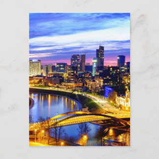 New centre of Vilnius Postcard