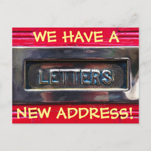 New Change Of Address Postcard