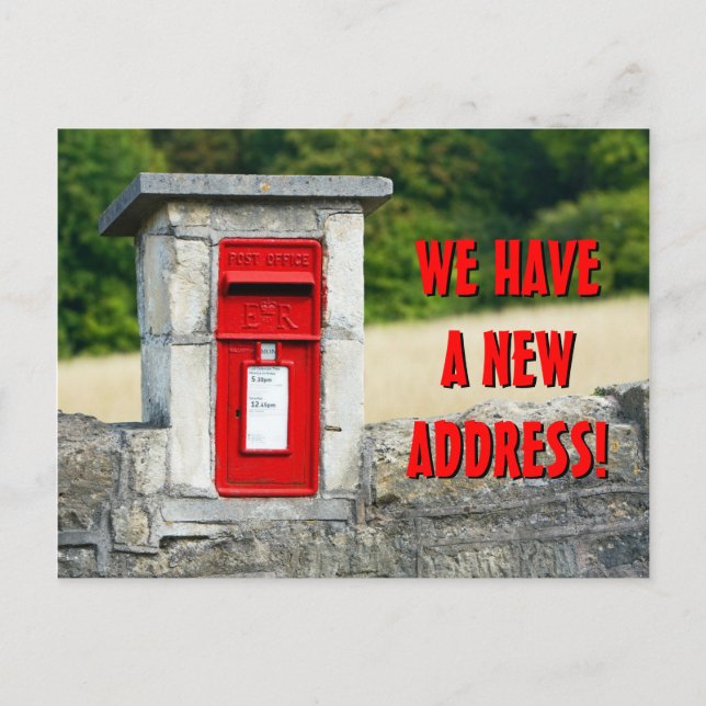 New Change Of Address Postcard (Front)