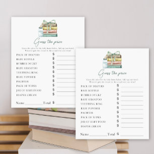 New Chapter Baby shower - Price Guess Game