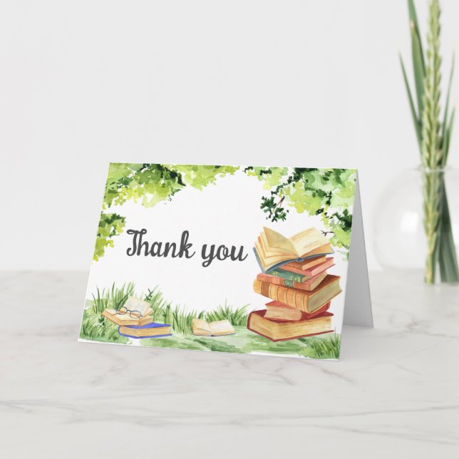 New Chapter Baby Shower Thank You Card (Front)