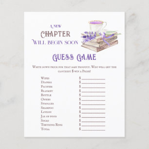 New Chapter Begin Lavender Brunch Baby Shower Game