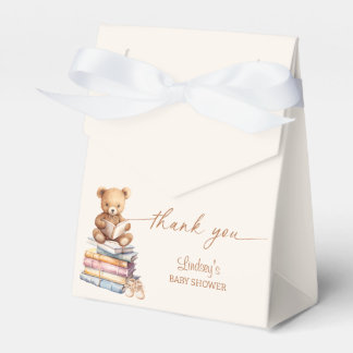 New Chapter Begins Baby Shower Teddy Storybook Favour Box