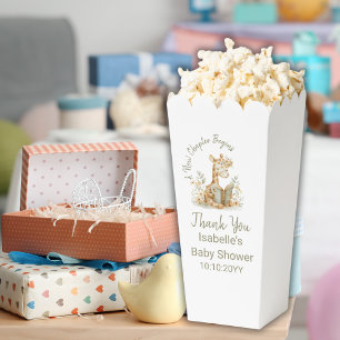 New Chapter Begins Giraffe Storybook Baby Shower  Favour Box