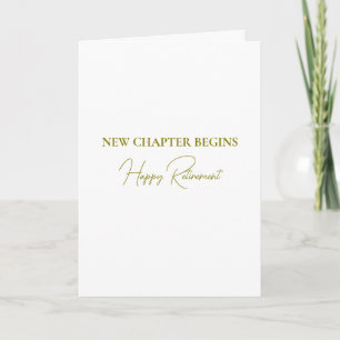 New Chapter Begins Retirement Gift Card
