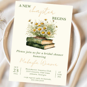 New Chapter Begins, Storybook Bridal Shower Invitation