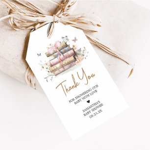 New Chapter Begins Storybook Favour Tags