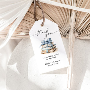 New Chapter Begins Wildflower Baby Shower Gift Tags