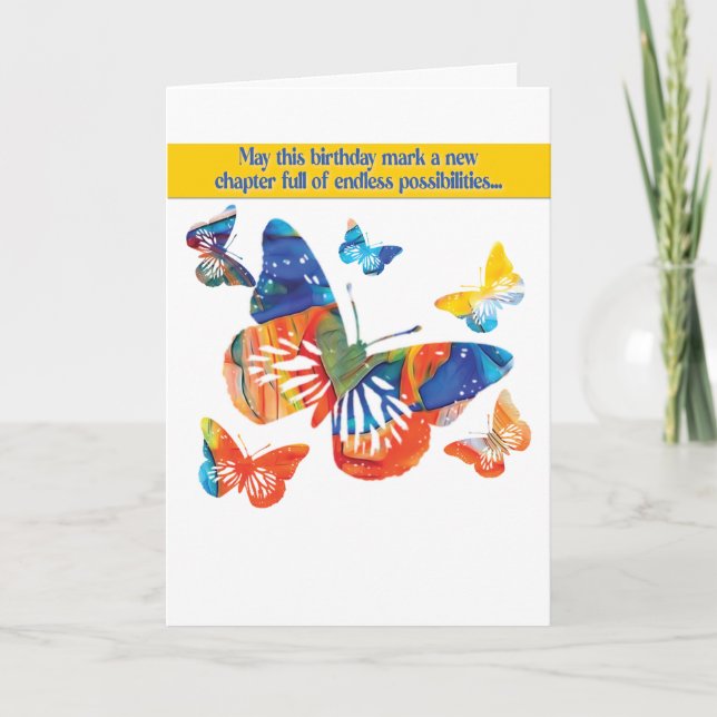 New Chapter Birthday Card (Front)