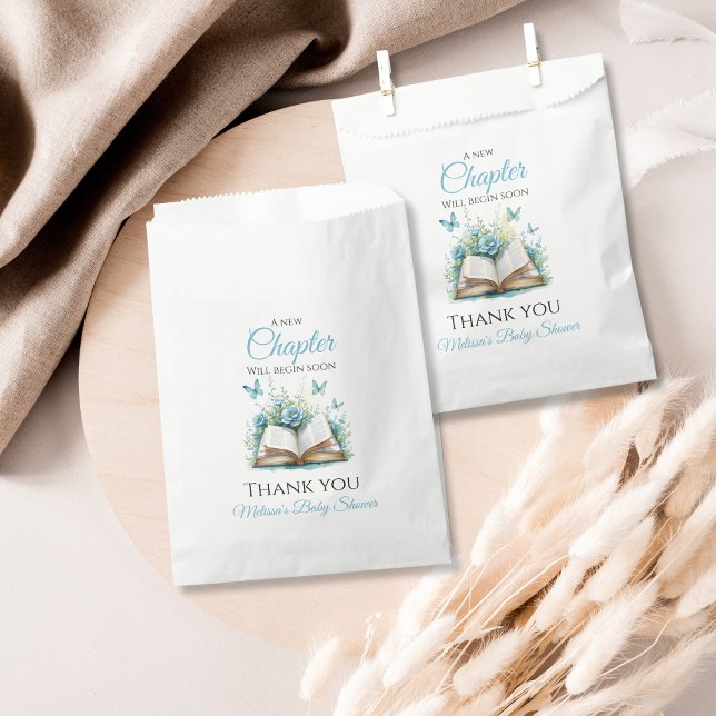 New Chapter Blue Boy Brunch StoryBook Baby Shower Favour Bags (Creator Uploaded)