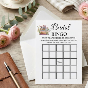 New chapter bridal shower bingo Game Card