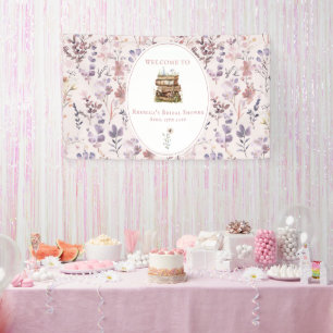 New chapter bridal shower wildflower welcome sign