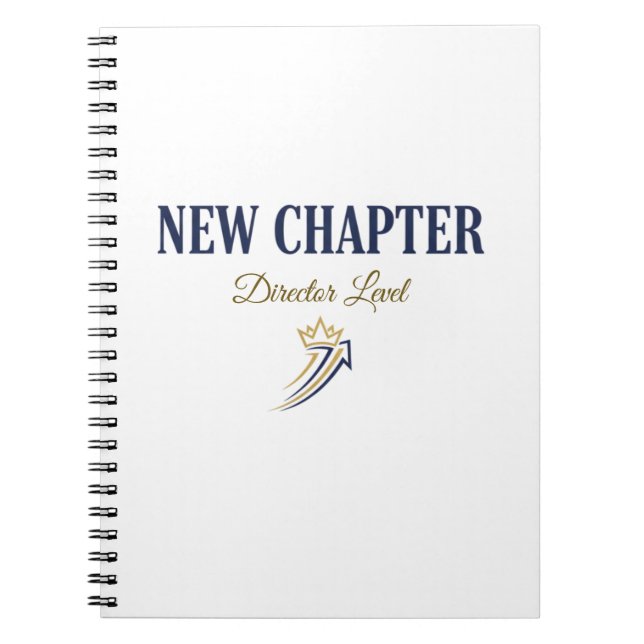 New Chapter Director Level Executive Promotion Notebook (Front)