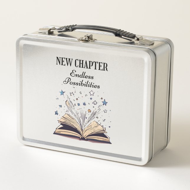 New chapter Endless Possibilities Metal Lunch Box (Front)