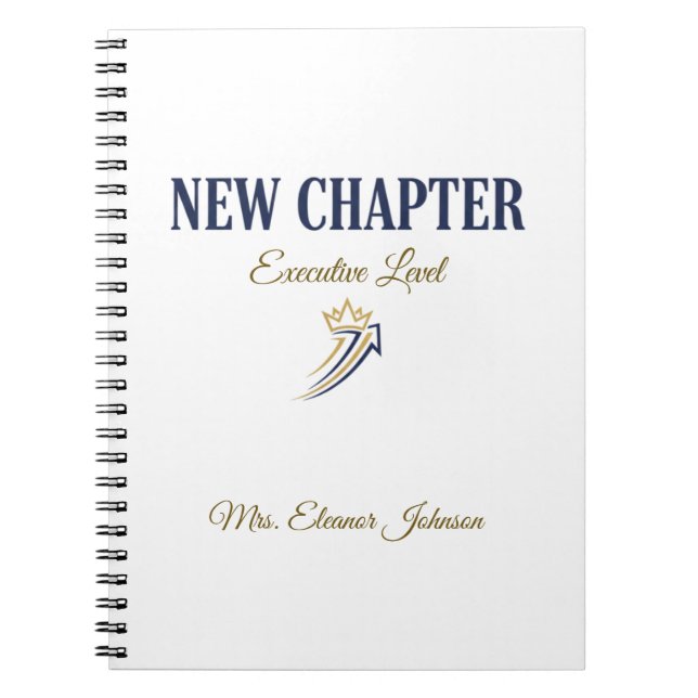 New Chapter Executive Level Personalised Notebook (Front)
