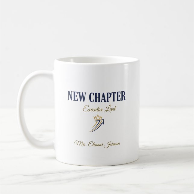 New Chapter Executive Level Personalized Coffee Mug (Left)