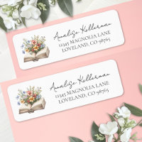 New Chapter Floral Book Return Address