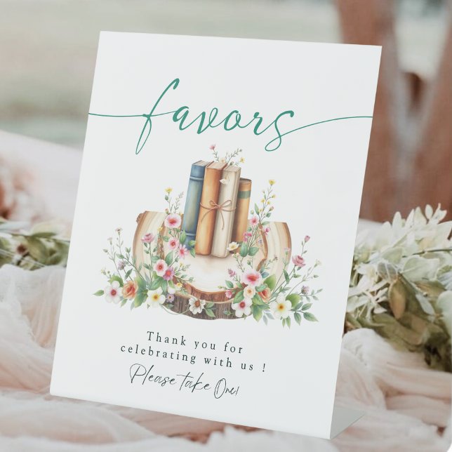 New Chapter Lover book Favours Bridal Shower Sign (Creator Uploaded)