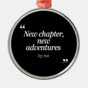 New Chapter, New Adventures Design by Me Metal Tree Decoration