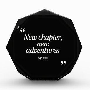 New Chapter, New Adventures Design by Me Photo Block