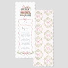 New Chapter Pink Bow Baby Shower Book Bookmark
