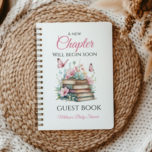 New Chapter Pink Storybook Guest Book Baby Shower (Creator Uploaded)