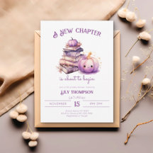 New Chapter Pumpkin Autumn Fall Baby Shower