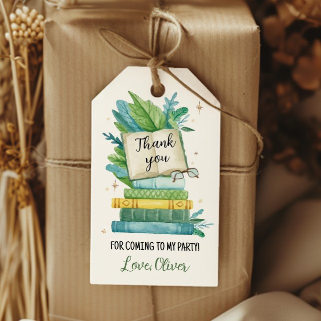 New Chapter Storybook Party Thank You Tag (Creator Uploaded)