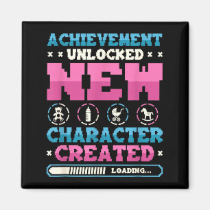 New Character D Gamer Pregnancy Announcement  Magnet