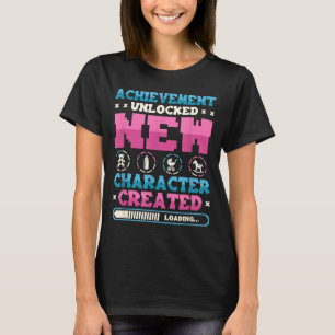 New Character D Gamer Pregnancy Announcement  T-Shirt
